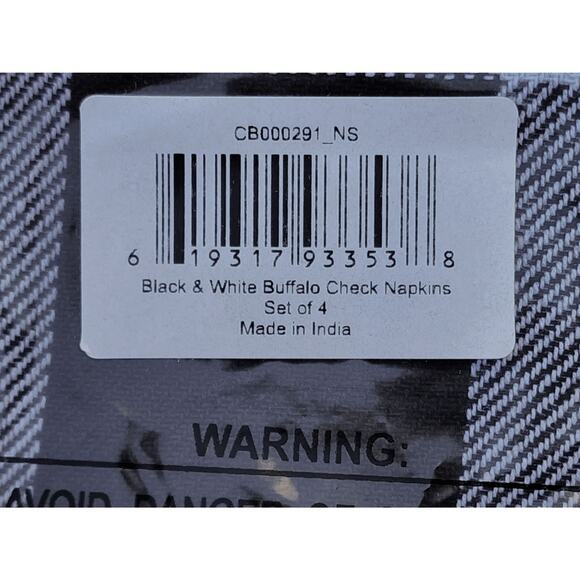 Buffalo Check Table Runner & Napkins – Cackleberry Home – Farmhouse Decor - Picture 5 of 8